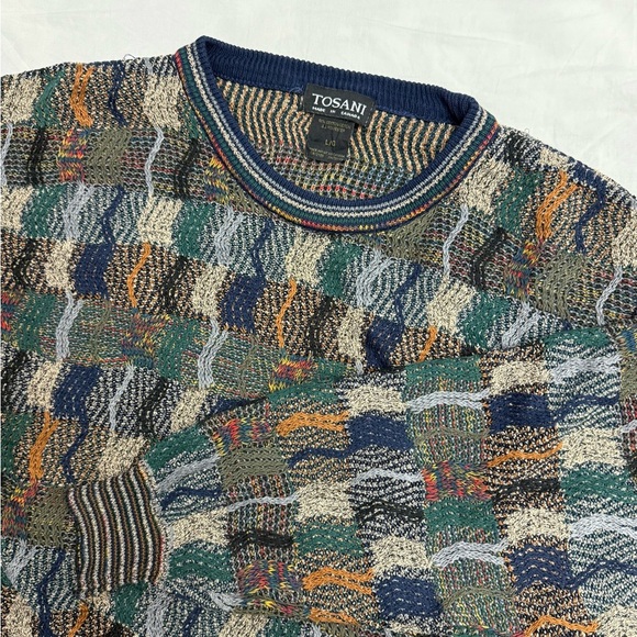VTG Tosani Coogi Knit Sweater - Picture 3 of 4